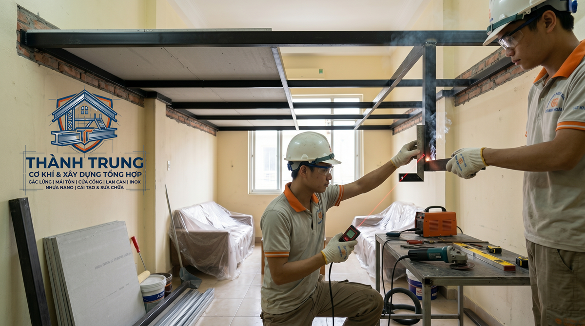 Sửa gia cố gác xép
