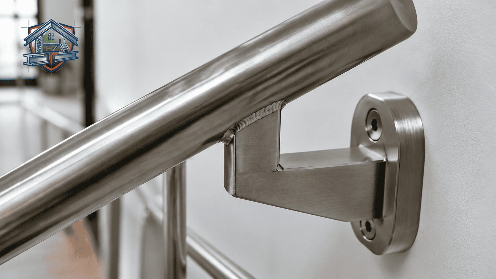 cầu thang kính tay vịn inox