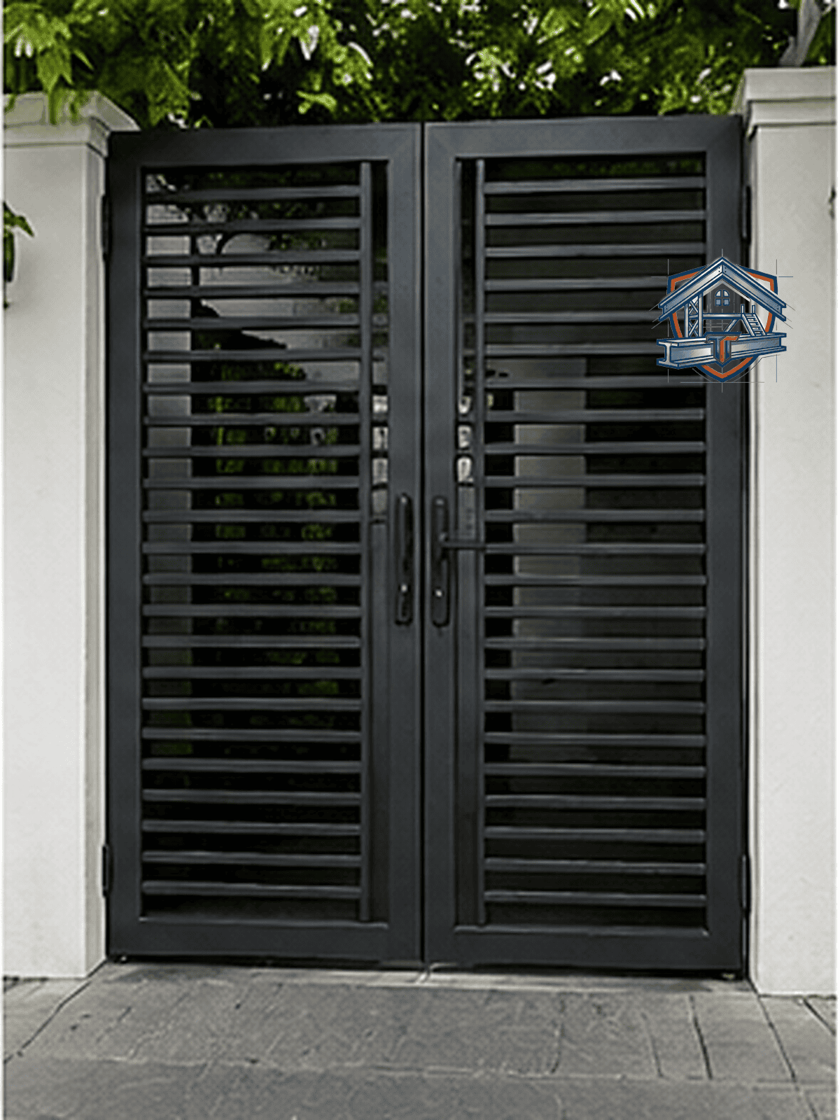 Cửa sắt hộp lá sách tại Hà Nội
