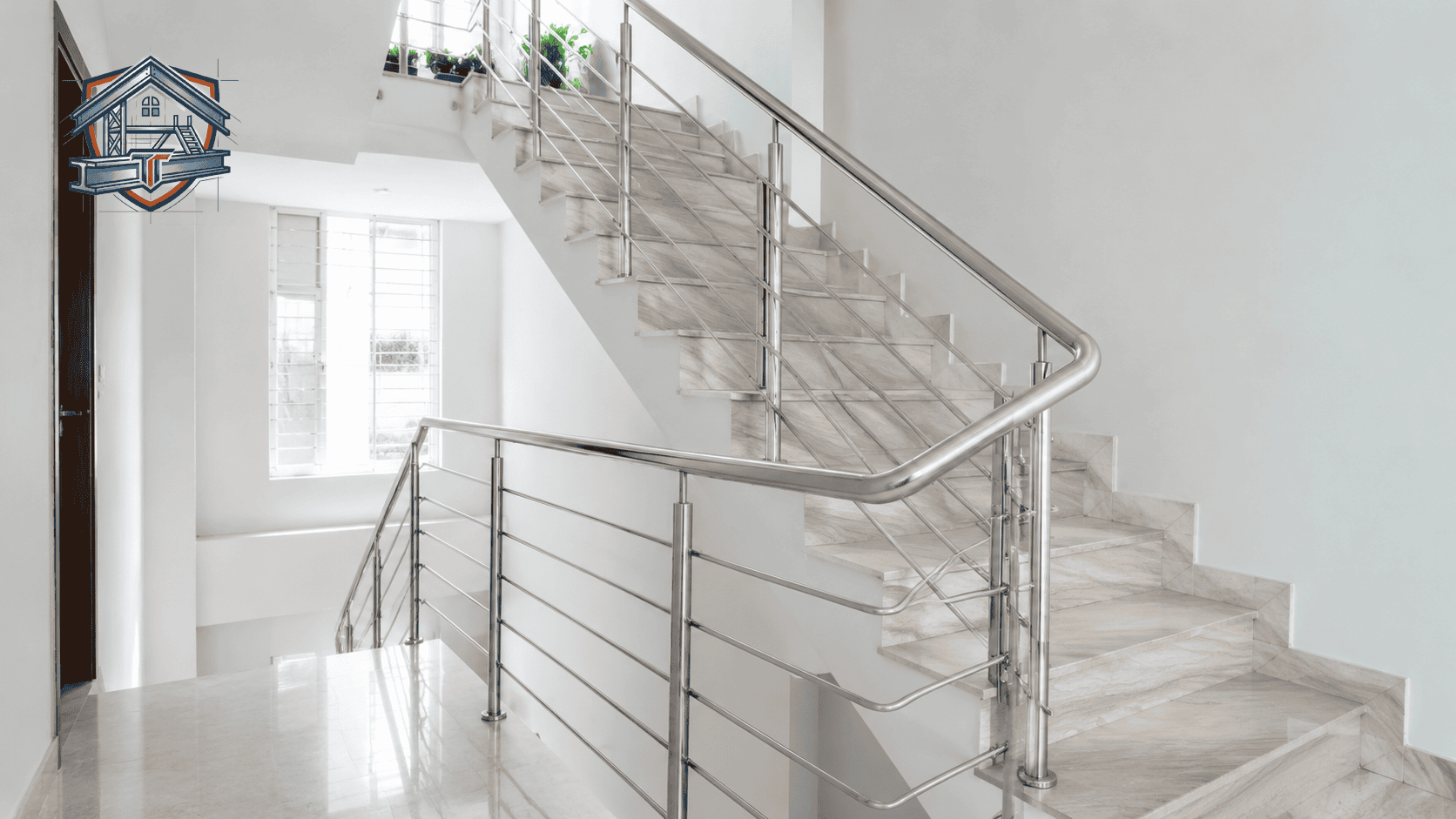 thi công cầu thang inox